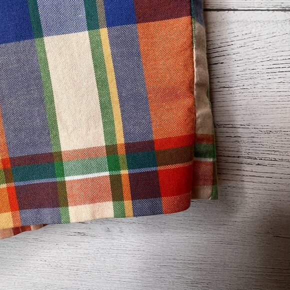 Lauren Ralph Lauren Shorts Womens Size 12 Colorful Plaid Bermuda Cotton Blend - Picture 5 of 16